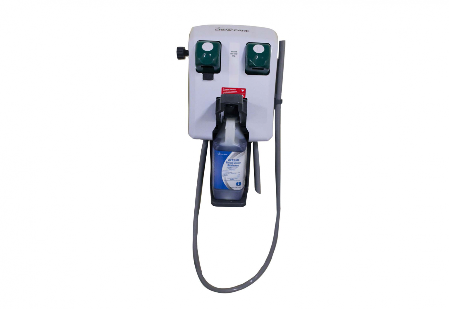 Crew Care Dispenser HD from Drew Marine provides safe, accurate, and economical chemical management.
