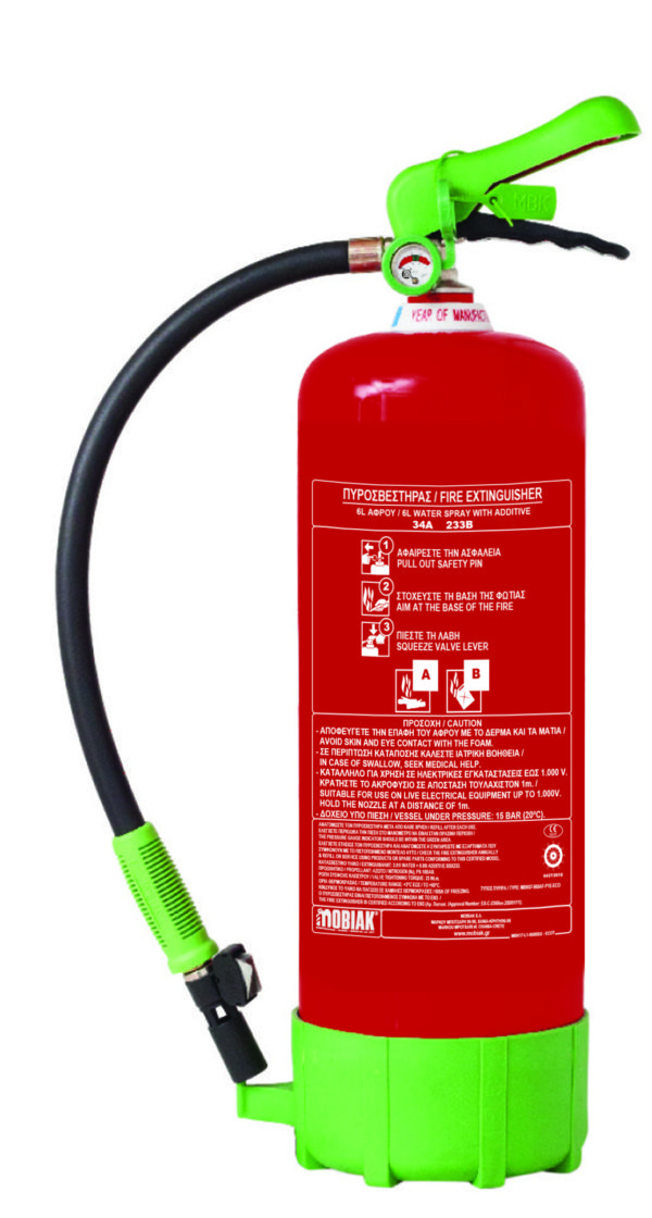 Mobiak Fire Extinguisher 6Lt ECO-Foam