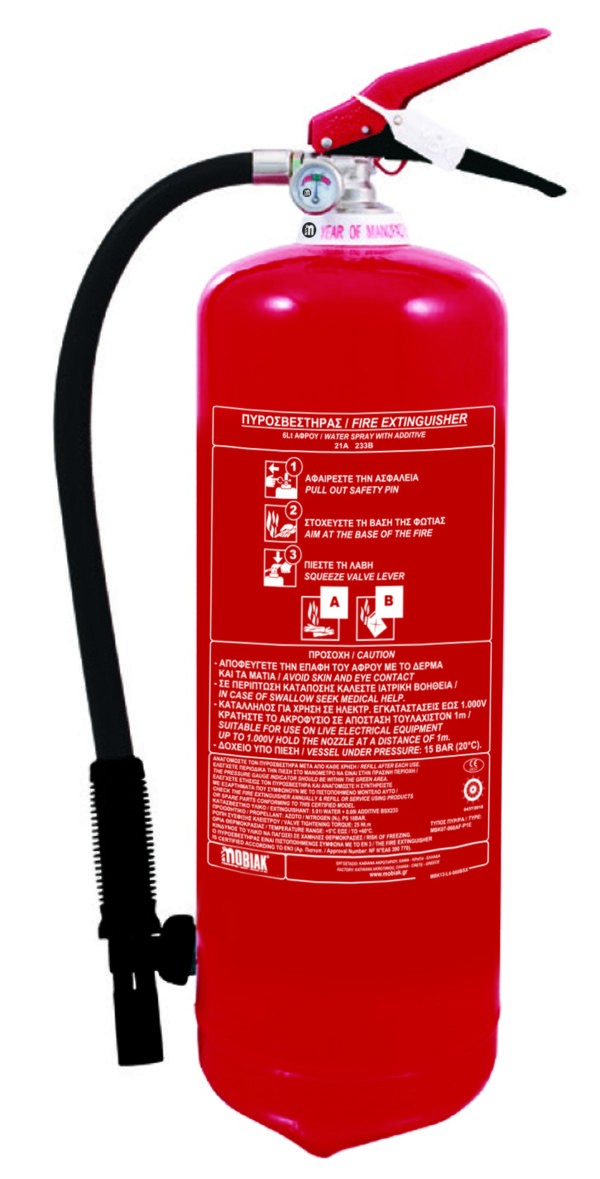 Mobiak 6Lt Foam Fire Extinguisher