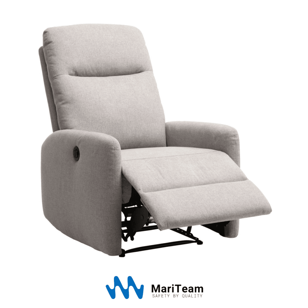 Electronic Stressless Chair Light Gray | MariTeam