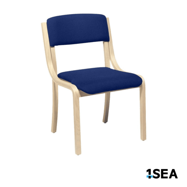 1SEA Nakskov blue stackable marine chair