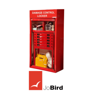 JoBird Marine damage control locker RS450DC fully equipped with emergency tools and stowage layout