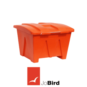 JoBird SOS510 life jacket chest with hinged lid and freestanding GRP design for marine use
