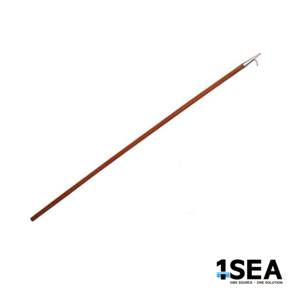 1SEA Wooden-Shaft Lifeboat Hook – 5 m