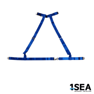 1SEA Free-Fall Lifeboat 4-Point Seatbelt – Blue