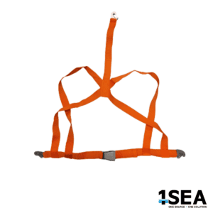 1SEA Free-Fall Lifeboat 3-Point Seatbelt – Orange