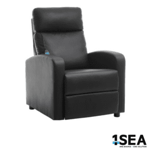 1SEA Black Massage Recliner