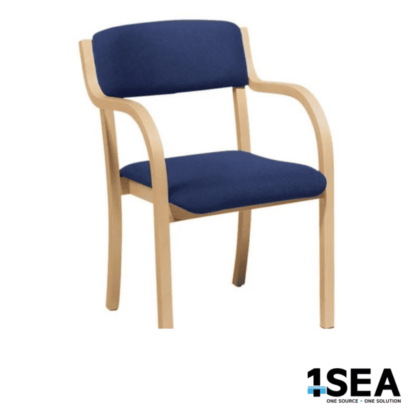 1SEA Conference and Mess Room Chair with Armrests