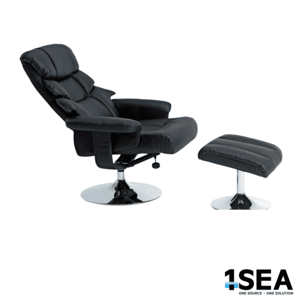 1SEA Black Recliner with Footrest – 3677096