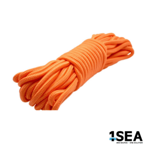 1SEA 5 mm Orange Braided Lifebuoy Line – 30 m