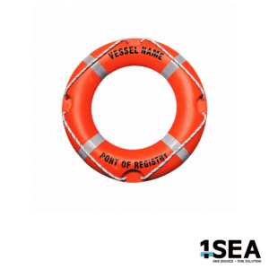 1SEA Lifebuoy Vessel Name and Port Sticker Set