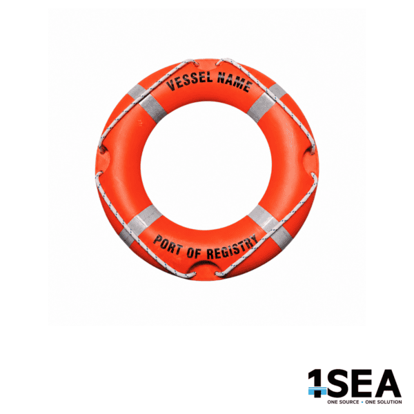 1SEA Lifebuoy Vessel Name and Port Sticker Set