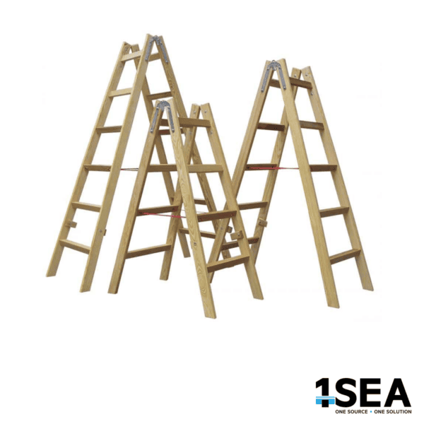 1SEA Wooden Folding Ladder