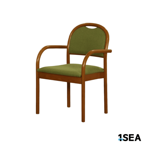 1SEA Flensburg Standard stackable marine chair with single documented configuration
