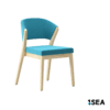 1SEA Kalmar Comfort stackable marine chair with upholstered seat and back