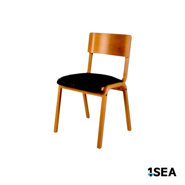1SEA Riga Seat stackable marine chair with upholstered seat