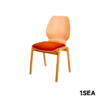 1SEA Stockholm Seat stackable marine chair with upholstered seat