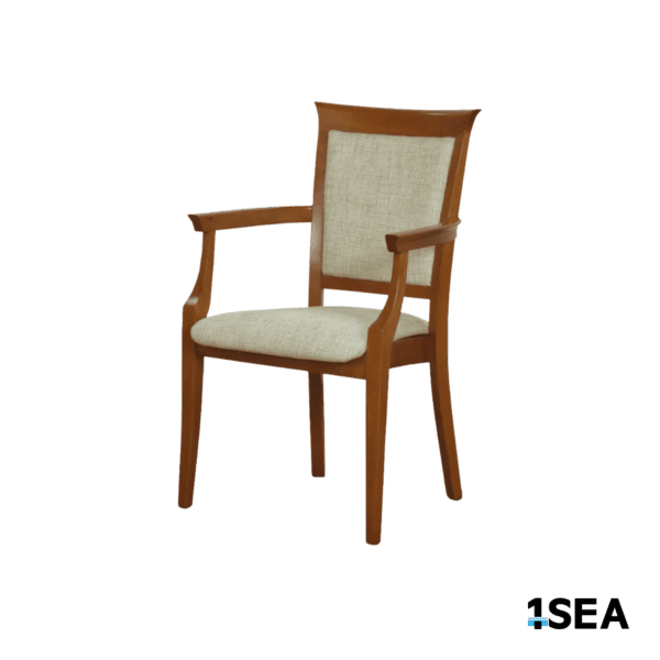 1SEA Stralsund Standard stackable marine chair with single documented configuration