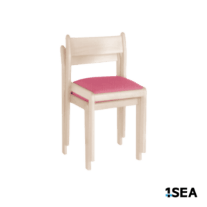1SEA Visby Seat stackable marine chair with upholstered seat