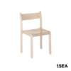 1SEA Visby Wood stackable marine chair with wooden seat and back