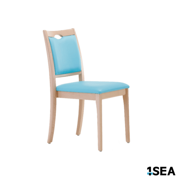 1SEA Ystad Seat stackable marine chair with upholstered seat
