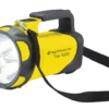 Yellow NightSearcher TRIO 1000 searchlight with shoulder strap