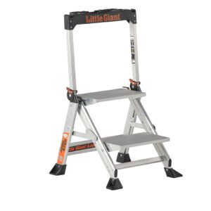 Altrex Jumbo Step single-sided aluminium stepladder with 2 treads