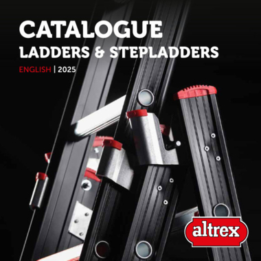 Cover of the Altrex Ladders & Stepladders Catalogue 2025