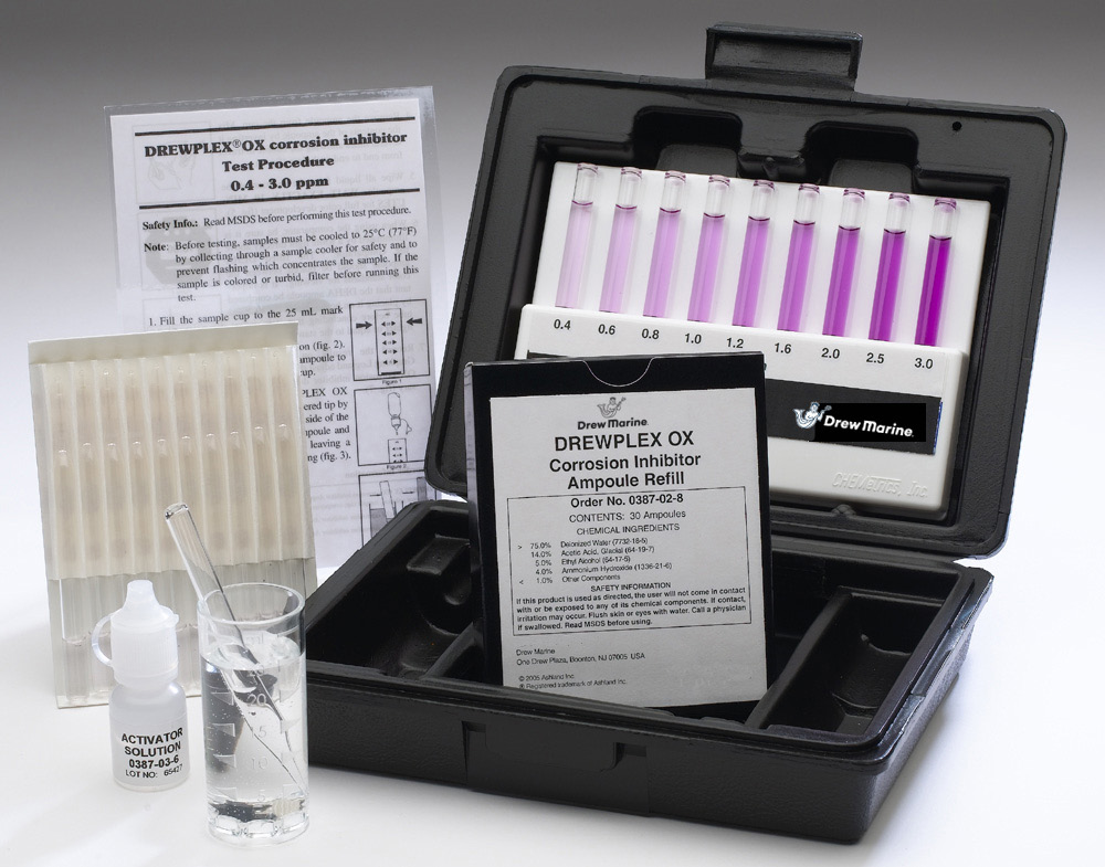 Drew Marine Drewplex OX ampoule test kit supplied by MariTeam