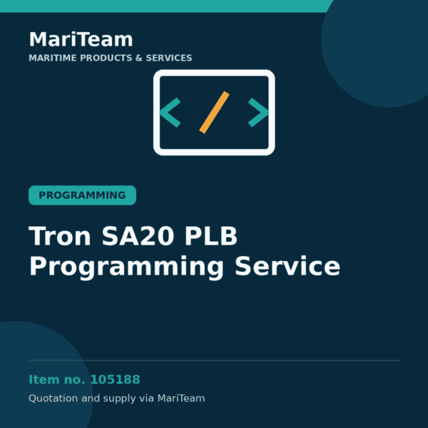 Jotron Tron SA20 PLB programming service – item 105188