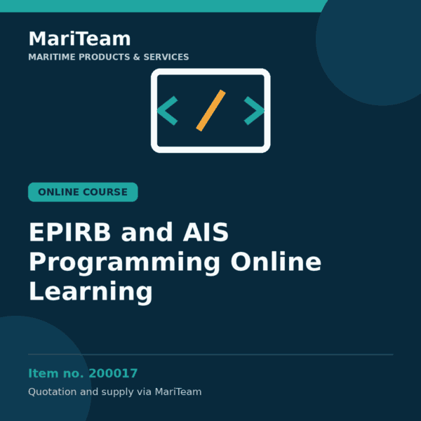 Jotron EPIRB and AIS programming online learning – item 200017