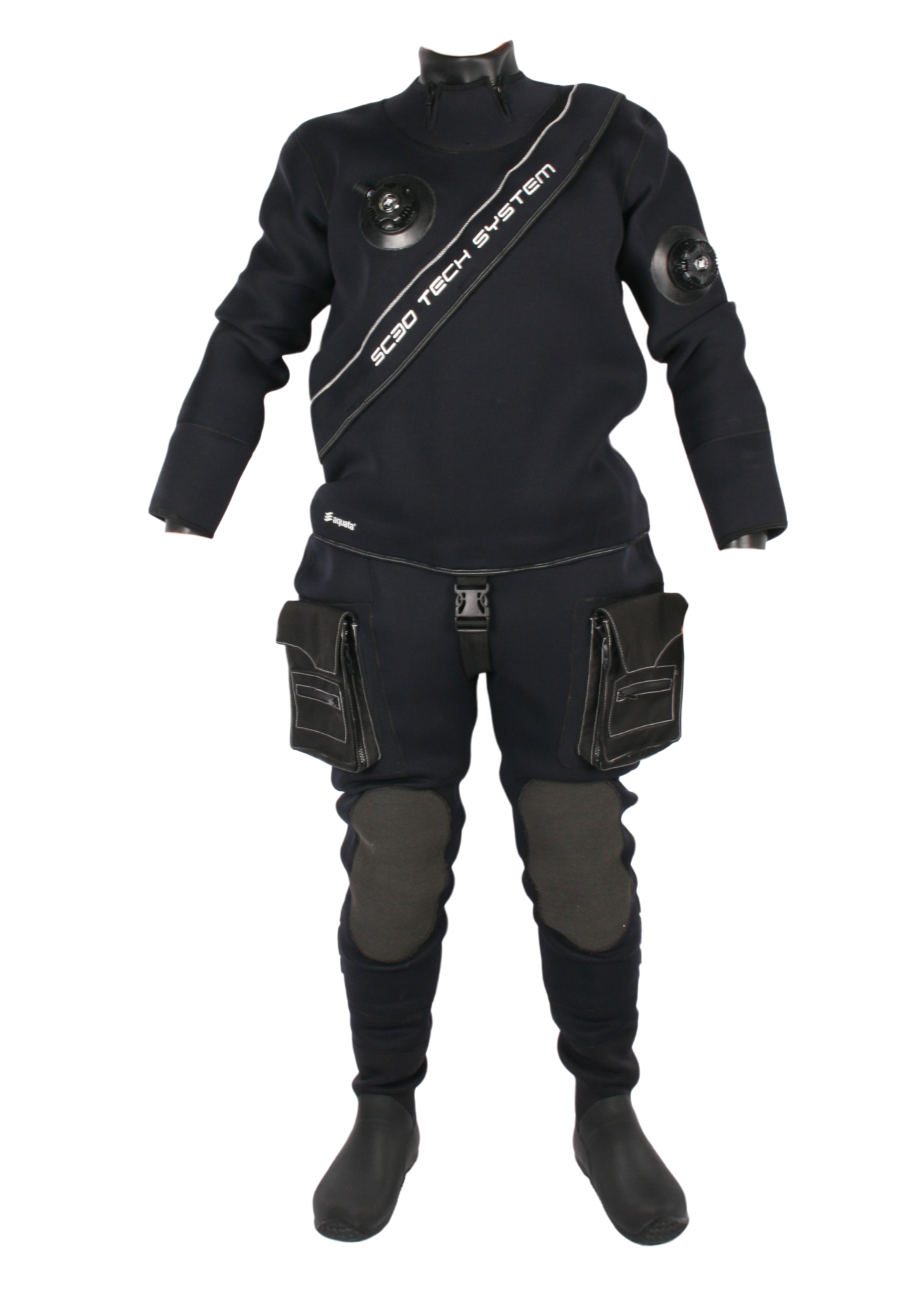 AQUATA SC30 crushed neoprene drysuit